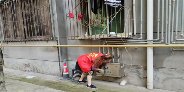 成都市新都区桂湖街道施营社区关工委开展 “弘扬雷锋精神・共建文明社区” 环境卫生整治志愿服务活动