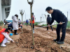 成都市新都区石板滩街道兴胜村关工委开展“春风拂绿意，携手植新苗”植树公益活动