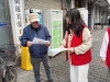 成都市新都区三河街道江陵路社区关工委开展电瓶车安全充电宣传活动