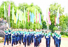 <b>成都市新都区旃檀中学关工委举办“生命因运动精彩•体育让梦想成真”第八届</b>