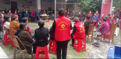 成都市新都区新繁街道新石村关工委开展“垃圾分类 保护生态环境”主题入户
