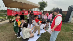 <b>成都市新都区新繁街道蟇水村关工委开展“缤纷色彩快乐涂鸦”亲子活动</b>