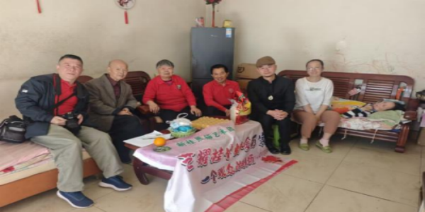 成都市新都区桂湖街道桂中社区关工委开展 关爱助老助残 护航幸福晚年暖心慰问志愿服务活动