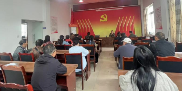 成都市新都区新繁街道龙安社区关工委开展《可能影响未成年人身心健康的网络信息分类办法》学习会议