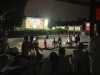 成都市新都区斑竹园街道石坝社区关工委开展露天电影放映活动