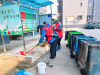 成都市新都区斑竹园街道锦城村关工委开展“净环境 迎新春”卫生大扫除活动