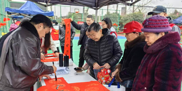 成都市新都区桂湖街道督桥河村关工委 开展“迎新春、送祝福”主题活动