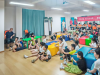 成都市新都区石板滩街道狮子社区狮子社区关工委开展扭扭棒创意手工活动